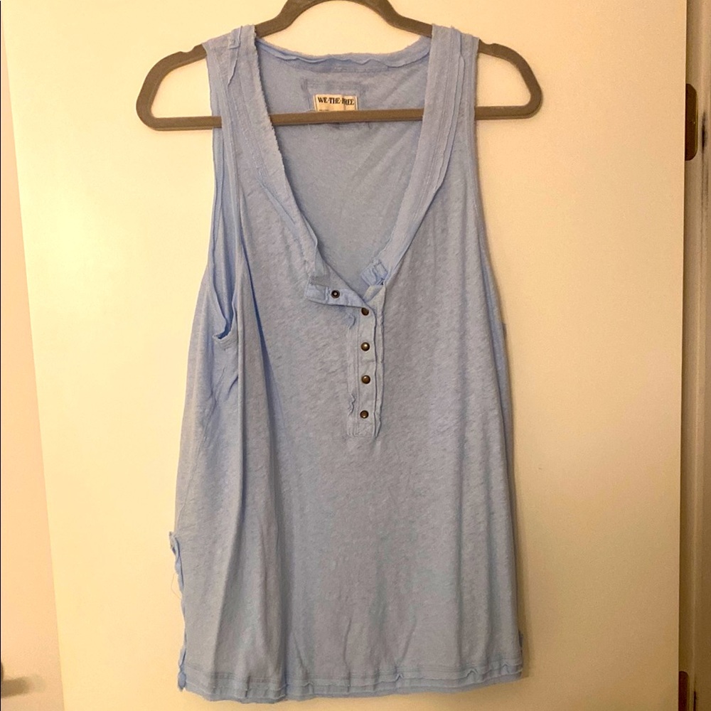 Free People We The Free Love Language Solid Tank
